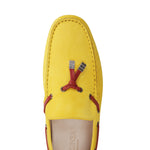 VIA ROMA - Velukid Amalfi Yellow + Red Laces with Silver Nubs